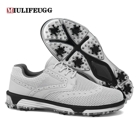 Golf Shoes Men Wear Training Outdoor Walking Golf Supplies Sneakers anti Slip Athletic Golf Footwear Trainers Caddie Shoe 40-47