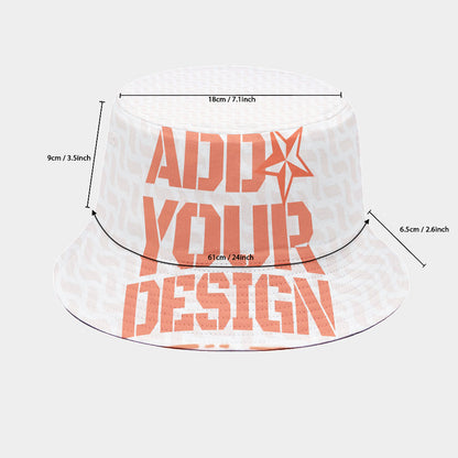 Demonstration CC Men's White Bucket Hat