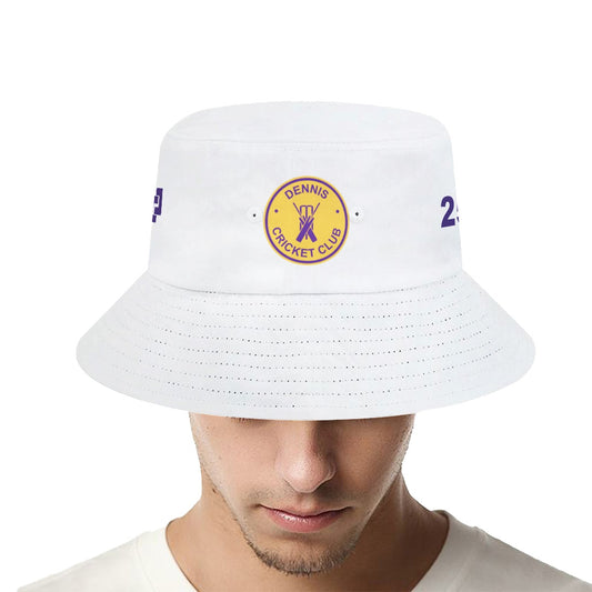 Dennis CC Men's White Bucket Hat