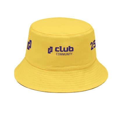 Club Community Demonstration Cricket Club Men's Gold Bucket Hat